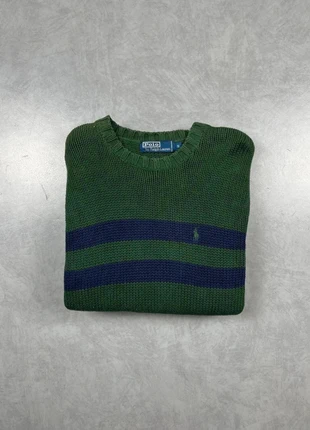 Pull Ralph Lauren 100% Coton - Taille S - Couleur vert - Logo brodé vert, marke: Ralph Lauren, zustand: Sehr gut, größe: S, 23,00 €, 24,85 € inklusive Vinted-Käuferschutz