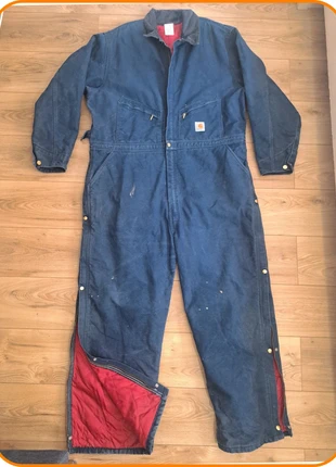 Combinaison de travail Carhartt doublée matelassée bleu - Taille 54 très bon état, marca: Carhartt, estado: Muito bom, tamanho: XXL, €49.91, €53.11 inclui Proteção do Comprador Pro