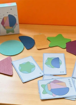 juego de clasificación y patrones de formas montessori, état: Très bon état, taille: 3 ans / 98 cm, 6,90 €, 7,95 € Protection acheteurs (Pro) incluse