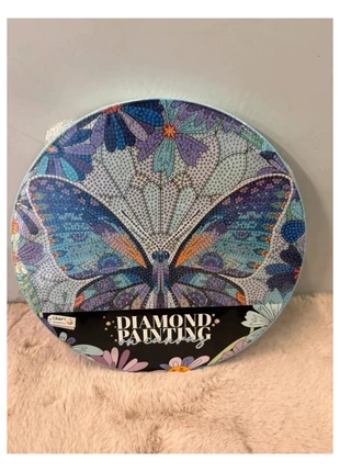 Kit Diamond Painting Papillon Toile Ronde 28 cm, marca: Strass, estado: Muy bueno, tamaño: 3 años / 98 cm, 3,50 €, 4,38 € Protección al comprador incluida