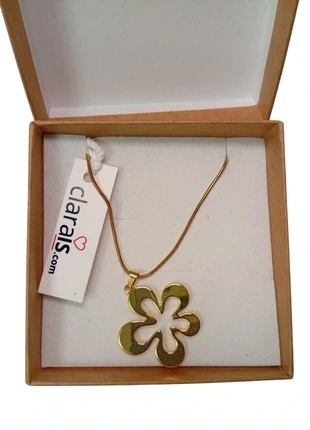 Collana Con Pendente Smack Dorato - Regalo Bigiotterie Donna Nuovo, brand: Clarais, condizioni: Nuovo con cartellino, €2.90, €3.75 include la Protezione acquisti Pro