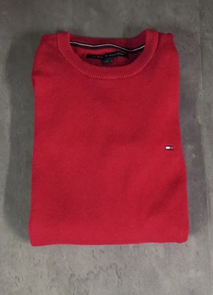 Sweat Rouge Tommy Hilfiger Homme M, marke: Tommy Hilfiger, zustand: Sehr gut, größe: M, 28,00 €, 30,10 € inklusive Vinted-Käuferschutz