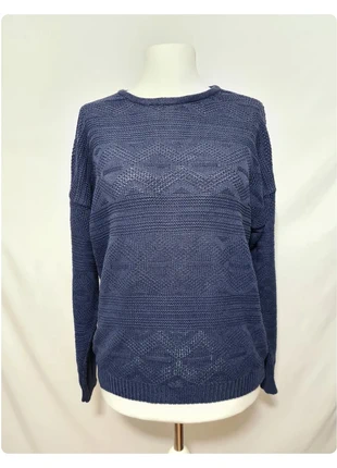 Pull Camaïeu vintage en tricot ajouré épaules tombantes des années 80-90, marke: Camaïeu, zustand: Sehr gut, größe: XL / 42 / 14, 7,00 €, 8,05 € beinhaltet Vinted-Käuferschutz Pro