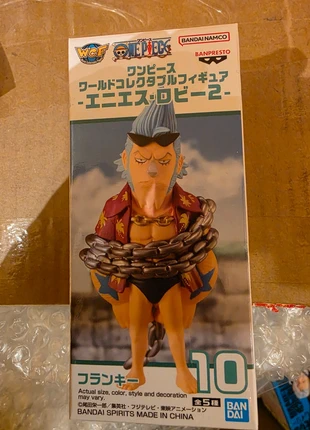 Wcf One Piece - Enies Lobby - Franky, merk: Banpresto, staat: Nieuw zonder prijskaartje, maat: Prematuur, tot 44 cm, € 14,00, € 15,40 inclusief Kopersbescherming