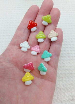 Bouton de couture champignon multicolore acrylique - 10pcs A0705, marca: Mercerie Syllikan, estado: Muy bueno, 2,50 €, 3,33 € Protección al comprador Pro incluida