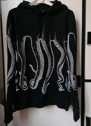Octopus outline Limited Edition, felpa nera con cappuccio. size XS, marque: Octopus, état: Très bon état, taille: XS, 60,00 €, 63,70 € Protection acheteurs incluse