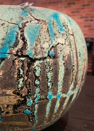 Handmade Ceramic Candle Holder / RAKU, staat: Nieuw met prijskaartje, € 250,00, € 263,20 inclusief Kopersbescherming