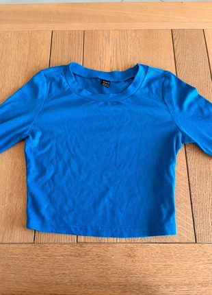 teeshirt court bleu, marque: Shein, état: Neuf sans étiquette, taille: M / 38 / 10, 3,00 €, 3,85 € Protection acheteurs incluse