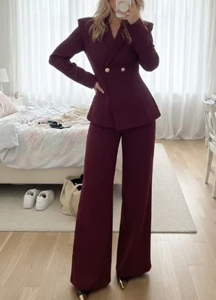 ensemble tailleur rouge femme élégant taille M, marca: zinea, estado: Muito bom, tamanho: M / 38 / 10, €54.90, €58.35 inclui Proteção do Comprador