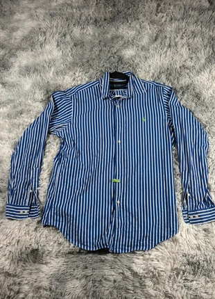 Chemise Polo Ralph Lauren homme M rayée bleu classic fi, marque: Ralph Lauren, état: Très bon état, taille: M, 32,00 €, 34,30 € Protection acheteurs incluse