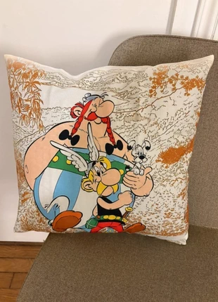 Housse de coussin Astérix et Obelix, estado: Muito bom, tamanho: 45 x 45 cm, €8.00, €9.10 inclui Proteção do Comprador Pro