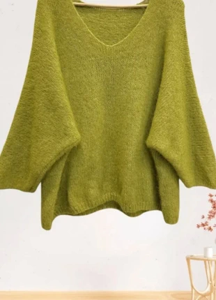 Pull vert anis, marque: Made In Italy, état: Très bon état, taille: XXL / 44 / 16, 35,00 €, 37,45 € Protection acheteurs incluse