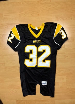 Mules #32 Vintage Football Uniform Speedline Noir Jaune Taille S (40), marca: Speedline, estado: Bom, tamanho: S, €19.99, €21.69 inclui Proteção do Comprador