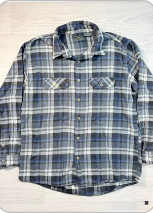 Chemise à carreaux bleu/gris homme XL flanelle vintage, marque: Field & Stream, état: Très bon état, taille: XL, 13,50 €, 14,88 € Protection acheteurs (Pro) incluse