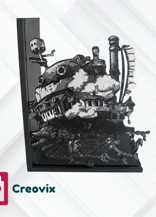 Sujetalibros Reversible Castillo Ambulante – Studio Ghibli, marque: Studio Ghibli, état: Neuf avec étiquette, 8,00 €, 9,10 € Protection acheteurs (Pro) incluse