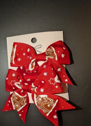 Kerst strik haarklip | rood met gingerhouse | nieuw, marque: Handgemaakt, état: Neuf avec étiquette, 2,50 €, 3,33 € Protection acheteurs incluse