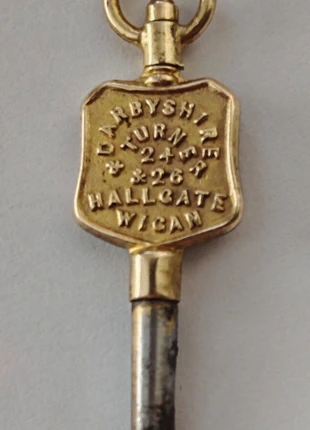1920s pocket watch key, brand: Wigan Jewellers, condition: Very good, £15.00, £16.45 includes Buyer Protection
