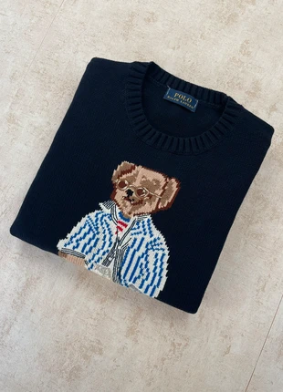 Pull en maille - Pull d'hiver Ralph Lauren Polo Bear Ours Bleu Marine taille M Femme, marca: Ralph Lauren, estado: Muito bom, tamanho: M / 38 / 10, €85.00, €89.95 inclui Proteção do Comprador Pro