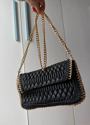 Black Handbag with Gold, marque: Top Vintage, état: Neuf sans étiquette, 3,00 €, 3,85 € Protection acheteurs incluse