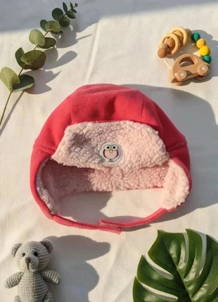 Cagoule / Bonnet d'hiver polaire bébé/enfant (18-36M) - Chaud et Doux, condizioni: Ottime, taglia: 2-3 anni, 51 cm, €3.50, €4.38 include la Protezione acquisti