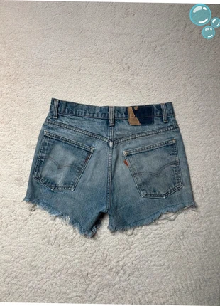 Short jean Levi’s Orange Tab vintage - Bleu - Coupe droite - W28 (FR38), marque: Levi's, état: Très bon état, taille: M / 38 / 10, 14,90 €, 16,35 € Protection acheteurs (Pro) incluse