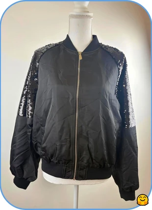 Veste Paillette, merk: Clairval, staat: Nieuw met prijskaartje, maat: L / 40 / 12, € 25,00, € 26,95 inclusief Kopersbescherming