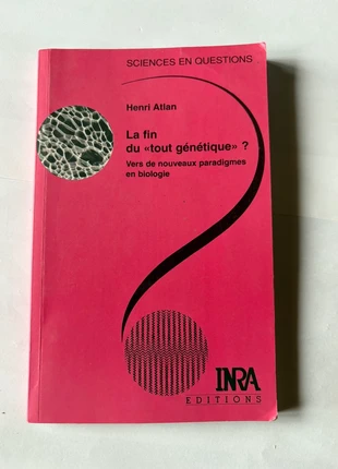 Livre La fin du tout génétique ? Henri Atlan – Sciences en questions – INRA Éditions, état: Bon état, 2,90 €, 3,75 € Protection acheteurs (Pro) incluse