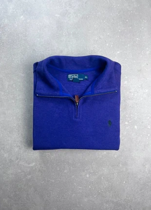 Pull Col Roulé Half Zip 1/4 Zip Ralph Lauren Col Camionneur Taille XXL Homme Violet Logo Brodé Vert, brand: Ralph Lauren, condizioni: Ottime, taglia: XXL, €45.00, €47.95 include la Protezione acquisti Pro