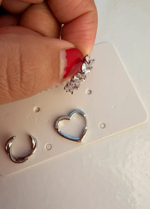 Silver Clip Stud earrings, brand: vershal, condition: New with tags, £7.00, £8.05 includes Buyer Protection