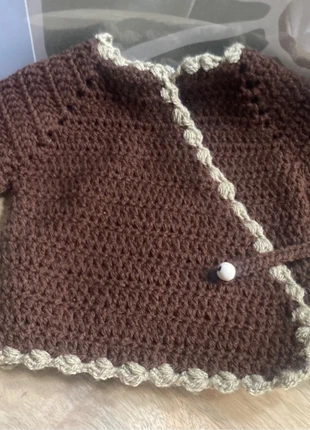 Pull cache coeur laine fait main 0- 3 mois, marque: Fait Main, état: Neuf avec étiquette, taille: 1-3 mois / 56 cm, 12,00 €, 13,30 € Protection acheteurs incluse