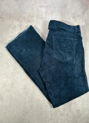 Pantalon Vintage En Velours Côtelé / Corduroy Ann Taylor bleu profond nervures taille 10, marque: Vintage Dressing, état: Très bon état, taille: XL / 42 / 14, 14,00 €, 15,40 € Protection acheteurs (Pro) incluse