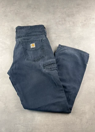 Pantalon carhartt FRB159 DNY flame resistant workwear baggy bleu patiné vintage - Taille 30x30, marca: Carhartt, estado: Muito bom, tamanho: PT 40 | W30, €25.00, €26.95 inclui Proteção do Comprador Pro