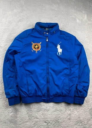 Veste manteau style SoftShell Polo Ralph Lauren Bleu logo brodé Blanc/Doré/Noir/Bordeaux Taille M, brand: Ralph Lauren, condition: Very good, size: M, €59.90, €63.60 includes Buyer Protection Pro