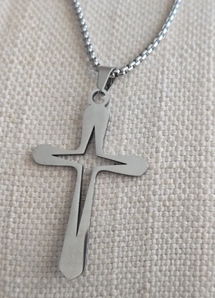 Titanium No Tarnish Crucifix 22" Necklace- Unisex, brand: Titanium, condition: New without tags, £8.99, £10.14 includes Buyer Protection Pro