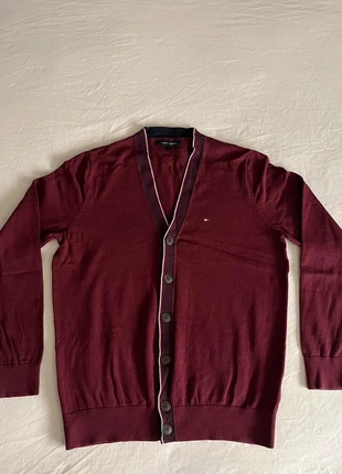 Gardigans Tommy Hilfiger homme Bordeaux - taille M, marca: Tommy Hilfiger, estado: Muy bueno, tamaño: M, 35,00 €, 37,45 € Protección al comprador incluida