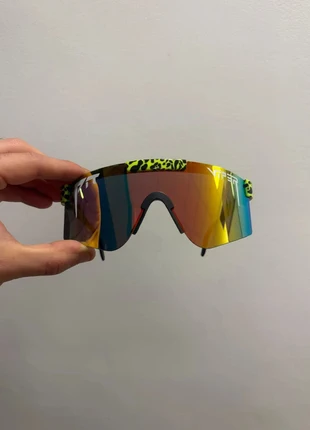 💫 Leopard Neon Viper x Fast sunglasses Y2K Futuristic Shield, marque: Vintage Dressing, état: Très bon état, 13,90 €, 15,30 € Protection acheteurs incluse
