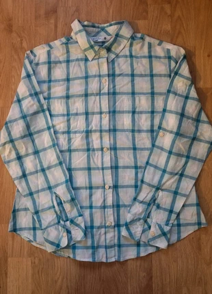 Chemise à carreaux blanc & bleu Riders by Lee taille M, marca: Lee, estado: Muy bueno, tamaño: M / 38 / 10, 7,00 €, 8,05 € Protección al comprador incluida