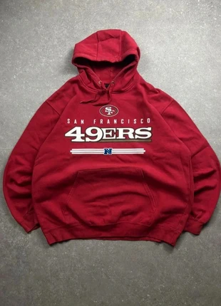 Vintage NFL San Francisco 49ers Sweatshirt Hoodie Large Fit 2000s, marke: NFL, zustand: Sehr gut, größe: L, 32,90 €, 35,25 € beinhaltet Vinted-Käuferschutz Pro