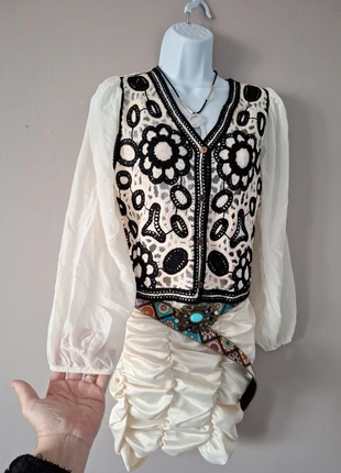 🍃Joli cardigan en mailles crochet taille 38/40, condition: Very good, size: M / 38 / 10, €5.00, €5.95 includes Buyer Protection