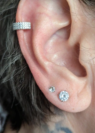 Bague d'oreille earcuff en acier inoxydable, marque: Tendance, état: Très bon état, 9,00 €, 10,15 € Protection acheteurs incluse