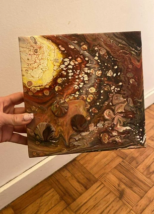 Tableau décoratif “Énergie de Mars” 20x20 cm Acrylique & Relief en bois peint, brand: Art, condizioni: Nuovo senza cartellino, €25.00, €26.95 include la Protezione acquisti