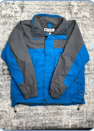 veste imperméable columbia vintage logo brodé gris taille L coupe-vent outdoor randonnée, brand: Columbia, condition: Very good, size: L, €30.00, €32.20 includes Buyer Protection