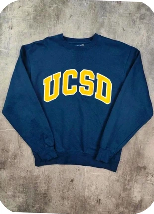 sweat crewneck usa bleu marine brodé UCSD taille S oversize, brand: Vintage Dressing, condition: Very good, size: S, €8.00, €9.10 includes Buyer Protection Pro