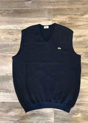 Pull Lacoste sans manche Taille M bleu foncé, condition: Very good, size: M, €19.99, €21.69 includes Buyer Protection