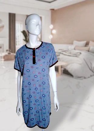 Nuit marine tout en douceur – Chemise de nuit marinière Vanessa Textile – Taille XL, marque: Vanessa, état: Bon état, taille: XL / 42 / 14, 4,00 €, 4,90 € Protection acheteurs incluse