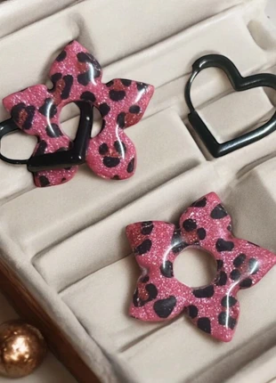 Pampilles rose léopard, état: Neuf sans étiquette, 5,00 €, 5,95 € Protection acheteurs (Pro) incluse