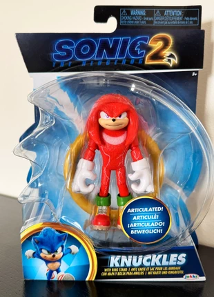 Knuckles avec support à anneau Figurine Articulée Sonic The Hedgehog 2 10cm Jakks Pacific Ring Stand, marque: Sonic the Hedgehog, état: Neuf avec étiquette, taille: Taille unique, 21,90 €, 23,70 € Protection acheteurs (Pro) incluse