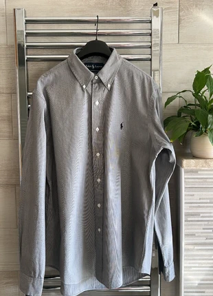 Camicia Ralph Lauren Uomo – Custom Fit – 100% Cotone, marque: Ralph Lauren, état: Neuf sans étiquette, taille: L, 35,00 €, 37,45 € Protection acheteurs incluse