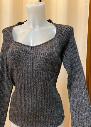 Pull pailletée noir argenté laine côtelé taille 42, marke: Mosquitos, zustand: Sehr gut, größe: XL / 42 / 14, 9,00 €, 10,15 € beinhaltet Vinted-Käuferschutz Pro