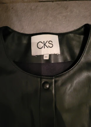 CKS dress fake leather, marca: cks, estado: Novo sem etiquetas, tamanho: XS / 34 / 6, €35.00, €37.45 inclui Proteção do Comprador